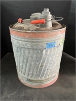 Vintage Galvanized Gas Can