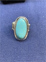 Stretch ring  turquoise like stone