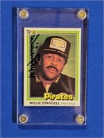 PIRATES WILLIE STARGELL AUTOGRAPHED 1981 MARKED