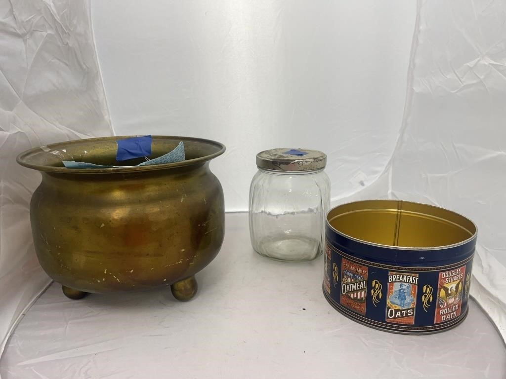 Spittoon from Farber NY - Jar - Tin