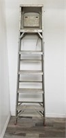 Vintage aluminum ladder