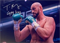 Autograph COA Tyson Fury Photo