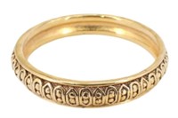 Chanel Gold Tone Bangle Bracelet