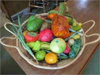 Decorator Fruits and Vegetables with Basket