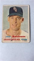1957 TOPPS #152 JACK HARSHMAN CHICAGO WHITE SOX