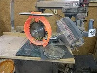 RADIAL ARM SAW & EXTRA BLADES