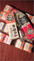 Group assorted GE and RCA vintage tubes. Look new