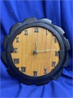 Planter Plate hand made clock.  7” diameter.