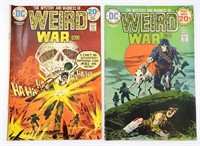 (2) VINTAGE DC COMICS WEIRD WAR TALES