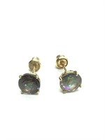 14K gold earrings