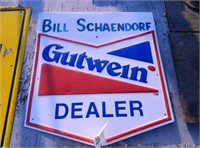 double sided Gutwein dealer sign