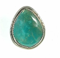 Jason Livingston Sterling Silver & Turquoise Ring