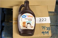 6-48oz chocolate syrup 7/25