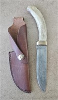 Genuine Deer Atler Viking Knife & Leather Sheath