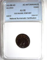 253-268 AD Gallienus NNC AU-58 AE Antoninianus