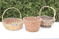 Wicker & Half Moon Baskets
