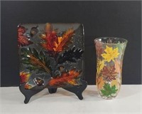 Autumn Themed Glassware with