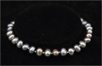 Genuine Pearl Hand Knotted Bracelet w/ 14k Clasp