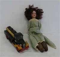 Hess Truck + Doll baby