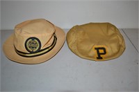 Two Vintage Purdue Hats