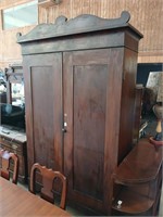 Large Antique Wardrobe  comes apart in sections