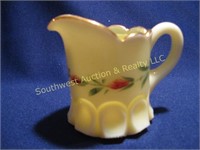 CUSTARD RIBBED THUMBPRINT INDIVIDUAL CREAMER