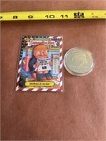 Commemorative Trump, coin, and magnet