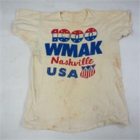 Vintage Nashville Radio 1300 WMAK Shirt