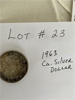 1963  CAN. SILVER DOLLAR