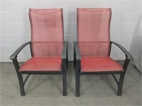 2x The Bid Tropitone Aluminum Sling Chairs