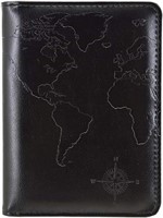 Black Passport Holder with RFID Blocking