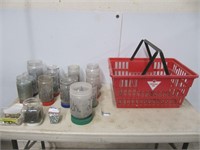 PLASTIC BASKET SCREW/NAIL LOT