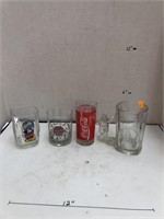 4cnt Coca-Cola Glasses & Disney McDonalds
