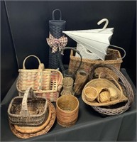 Array Of Woven Baskets.