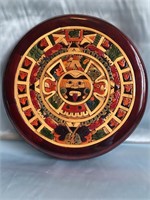 VERY NICE ROUND WALL HANGING.  MADE OF COLORFUL