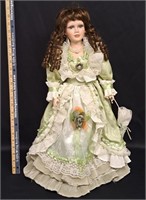 Victorian Girl Porcelain Doll