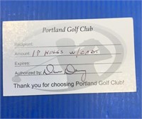 18 Holes Of Golf w/ Cart at Portland Golf Club