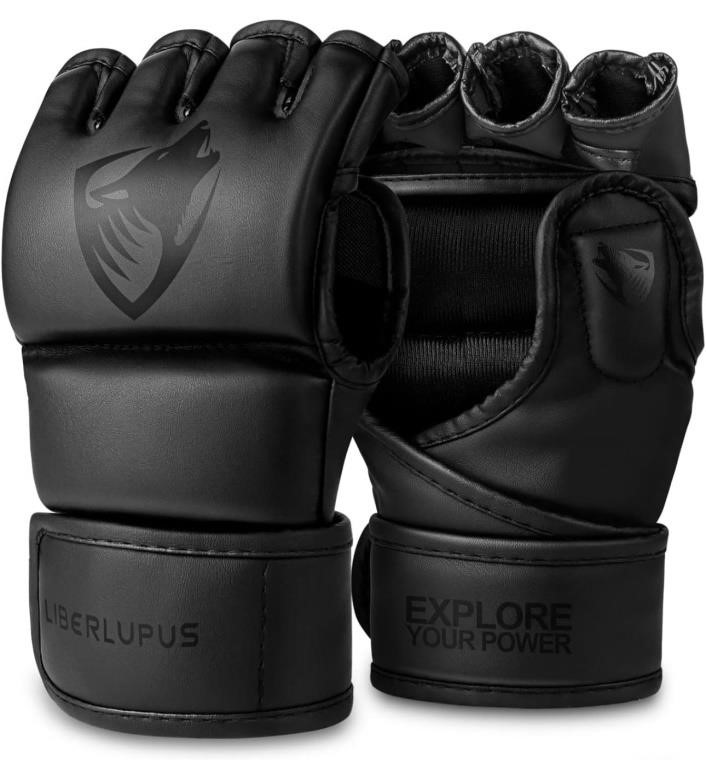 (new)Size:L/XL, Liberlupus MMA Gloves for Men &