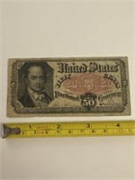 $.50 fractional currency