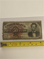 Lincoln $.50 fractional currency