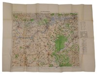 WWII 1942 War Office Valenciennes Map