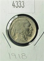 1918 Buffalo Nickel G4 Condition