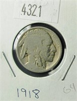 1918 Buffalo Nickel G4 Condition