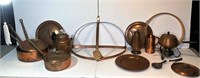 Vintage Copper & Brass Kitchen Items