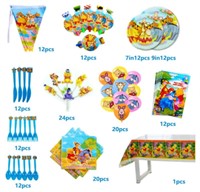 161Pcs Deluxe Winnie The Pooh Party Decorations
