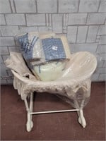 Baby bassinet and baby blankets etc
