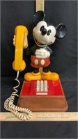 Vintage Disney Mickey Mouse Landline Push Button