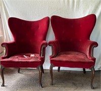 Vintage Butterfly Wingback Chairs PROJECT PIIECE