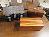 Wooden Trinket Boxes.