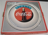 13" Glass Coke Platter w/ Original Box